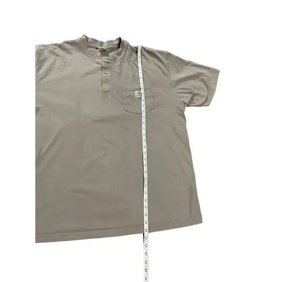 Carhartt men’s camel brown short sleeve tee 2XL - Picture 4 of 6